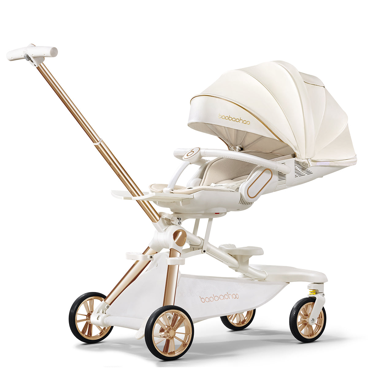 Baobaohao V16 PLUS Stroller – Phantom White
