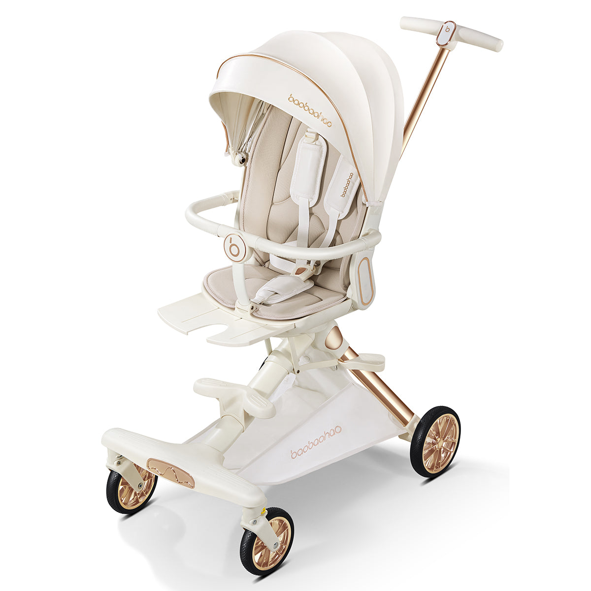 Baobaohao V16 PLUS Stroller – Phantom White