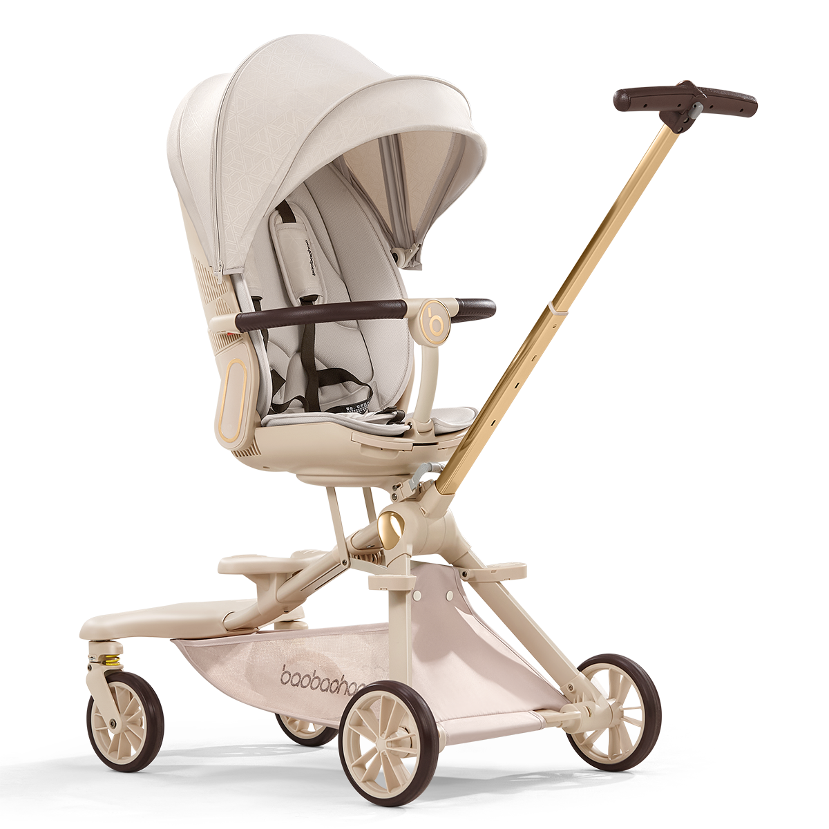 Baobaohao V16 Magic Stroller – 2-Way Seat, UPF50+ XXL Canopy