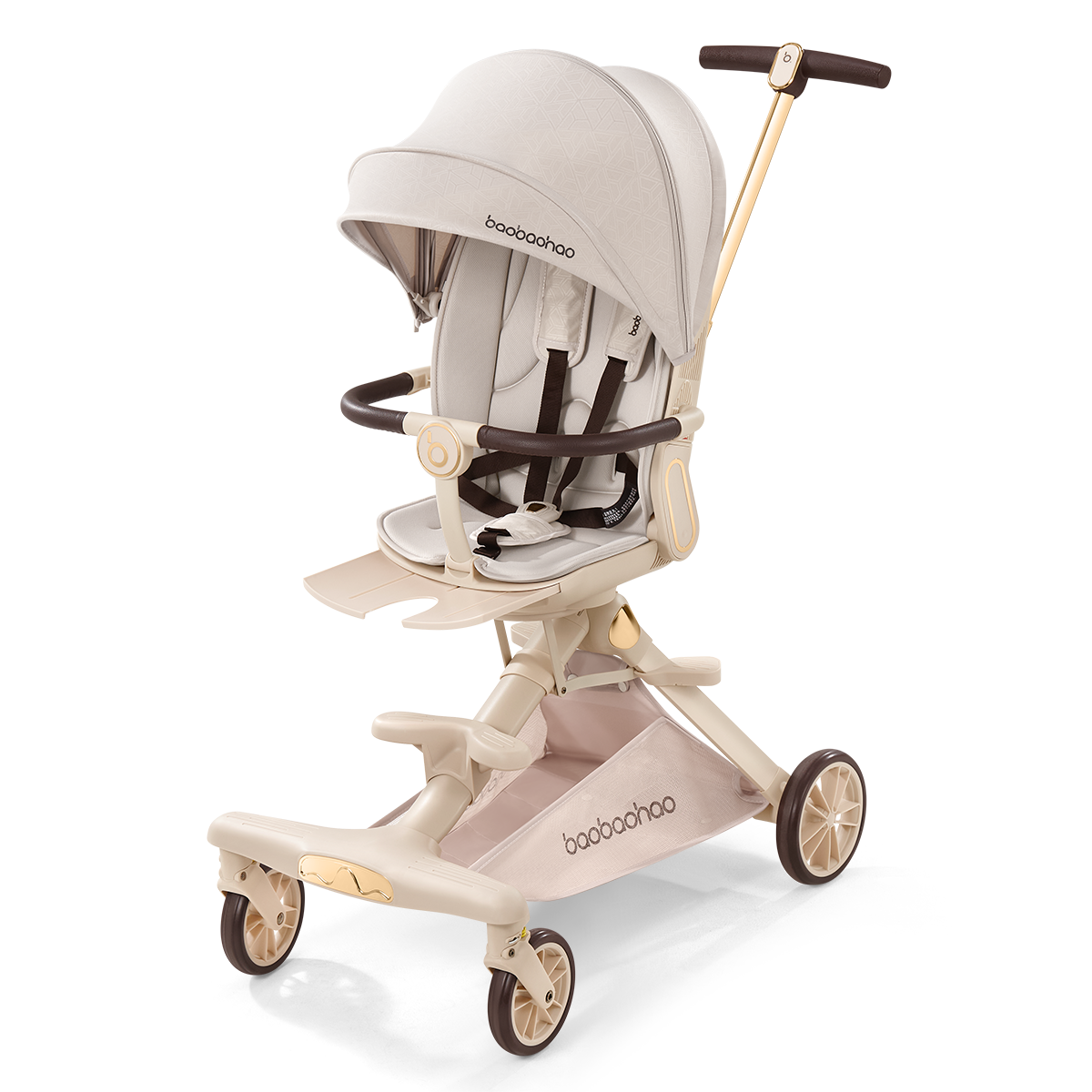 Baobaohao V16 Magic Stroller – 2-Way Seat, UPF50+ XXL Canopy