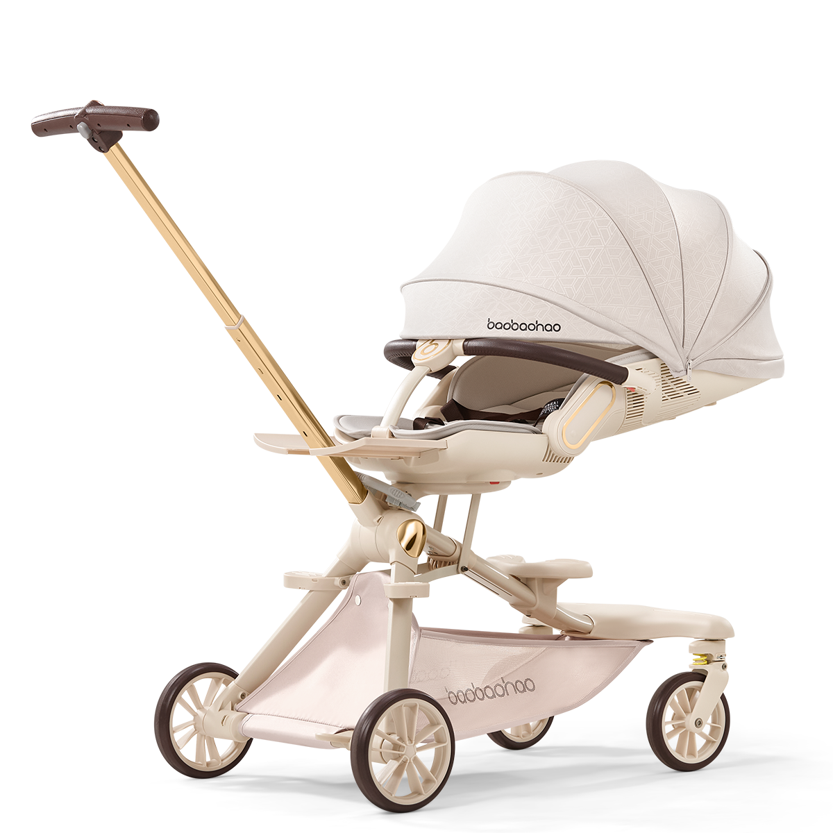 Baobaohao V16 Magic Stroller – 2-Way Seat, UPF50+ XXL Canopy