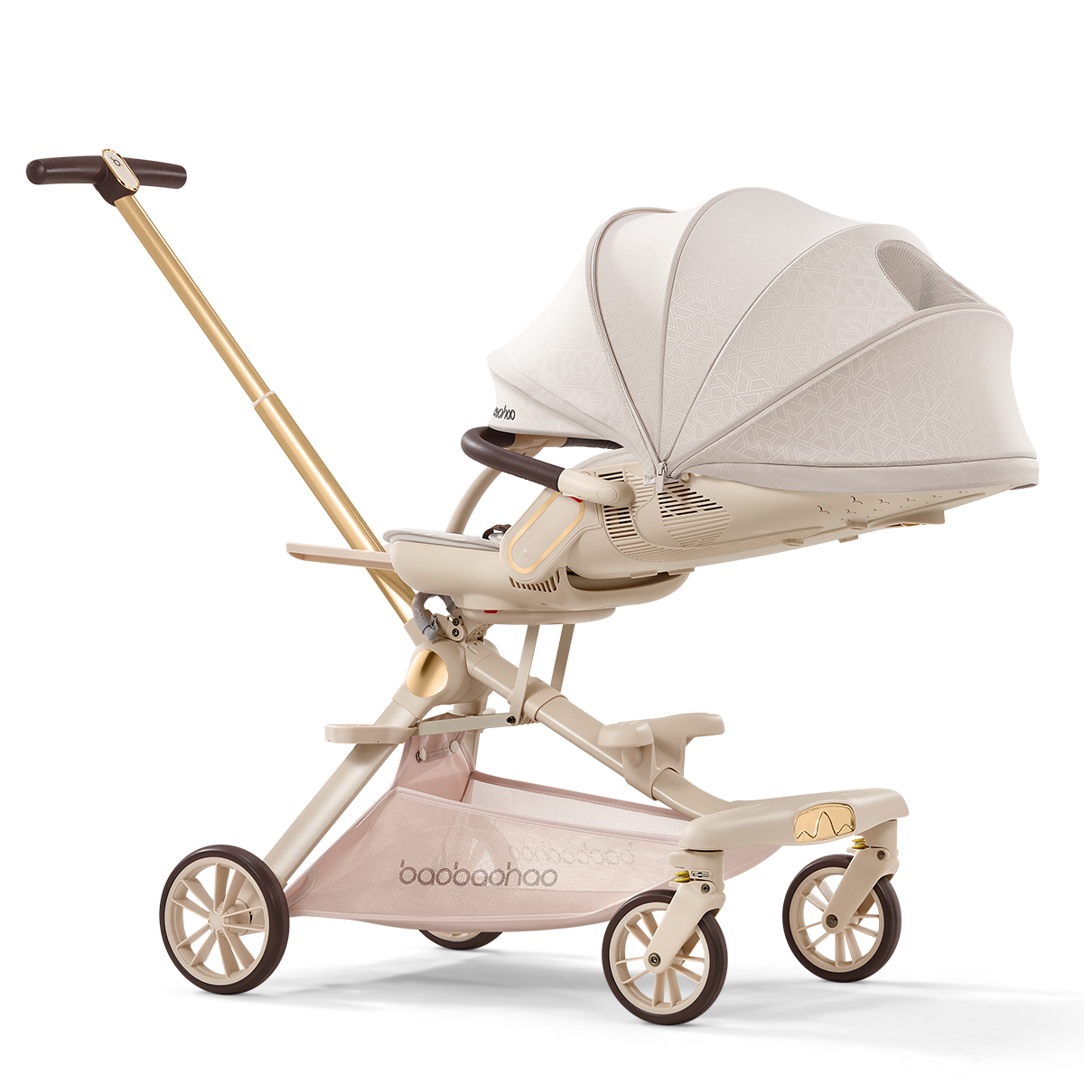 Baobaohao V16 Magic Stroller – 2-Way Seat, UPF50+ XXL Canopy