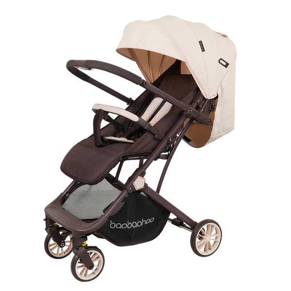 Baobaohao Y8 Baby Stroller 2 Way Lightweight Cabin Trolley  Foldable Pram with Pulling Rod for Travel