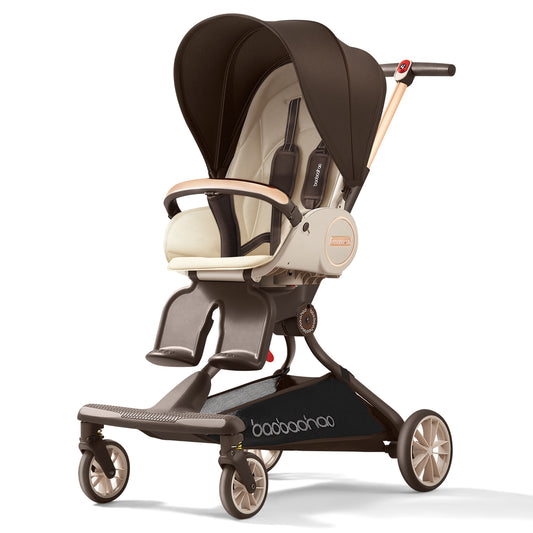Baobaohao V9c Baby Stroller 360° Rotable Seat 2 Way Lightweight Foldable Pram for Newborn Toddler
